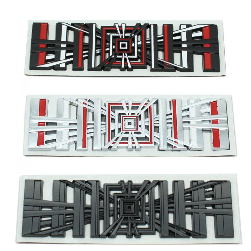 FACIA 3D Metal Letter Emblem Badge Multiple Styles 3M Adhesive Custom Lettering