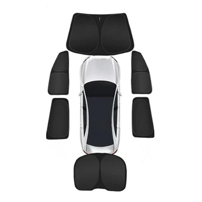FACIA 6pcs Set Window Sunshade Covers for Tesla Model S