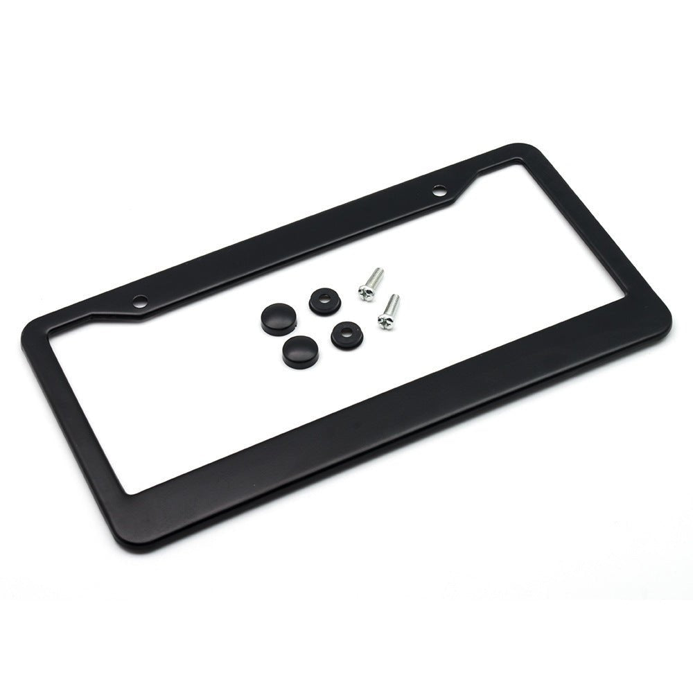 FACIA Black License Plate Frame for Tesla (2pcs)