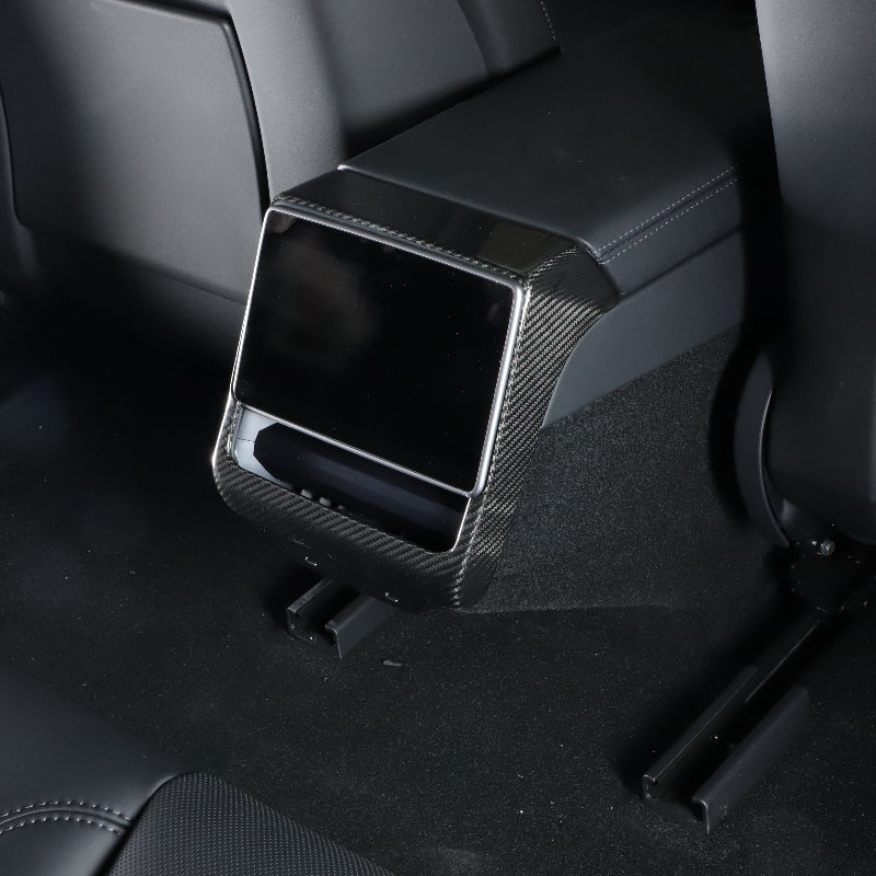 FACIA Carbon Fiber Backseat Vent Cap Cover For Model 3 Highland and New Model Y