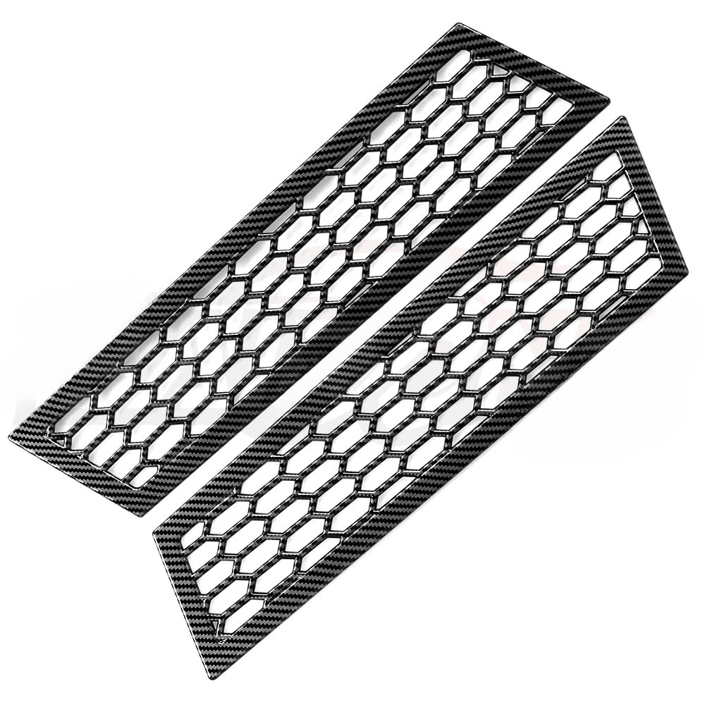 FACIA Cybertruck Rear Bumper Honeycomb Trim Cover Carbon Fiber Style Protective Guard