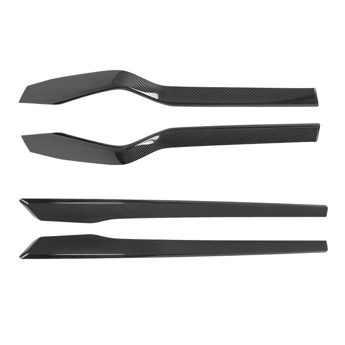 FACIA Door Trim Dry Carbon Fiber Overlay for Model S/X