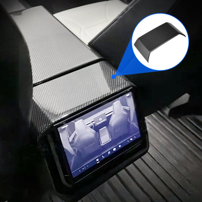 FACIA Dry Carbon Fiber Rear Screen Frame Cover / Frame Full Wrap for Cybertruck
