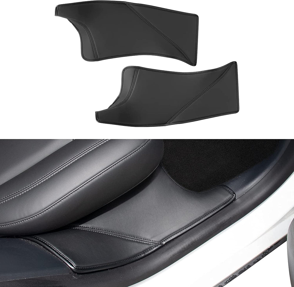 FACIA Leather Rear Door Sill Protector for Tesla Model Y 2020-2025.03