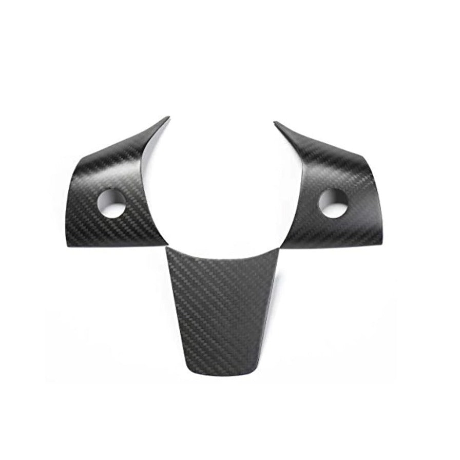 FACIA Model 3 / Y Steering Wheel Middle Trim Cover Carbon Fiber Interior Mods