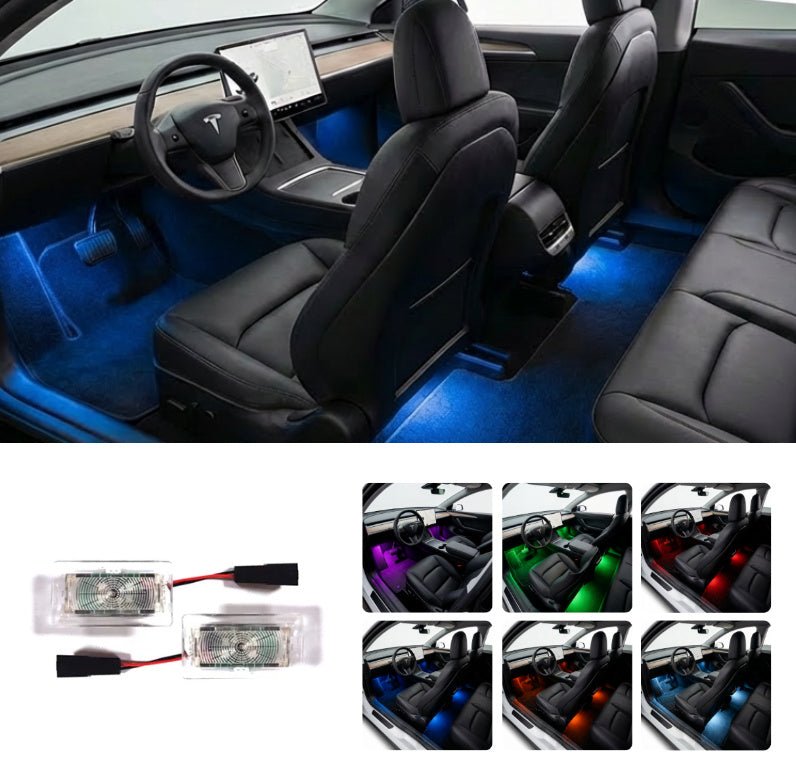 FACIA Multi-Color RGB Footwell LED Lights for Model 3/Y/S
