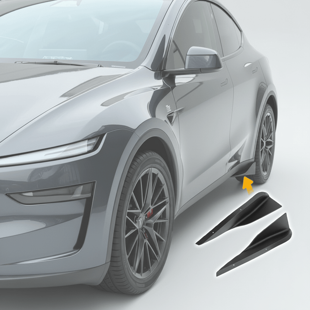 FACIA Side Skirts Splitter ABS Rocker Panel for Model Y Juniper