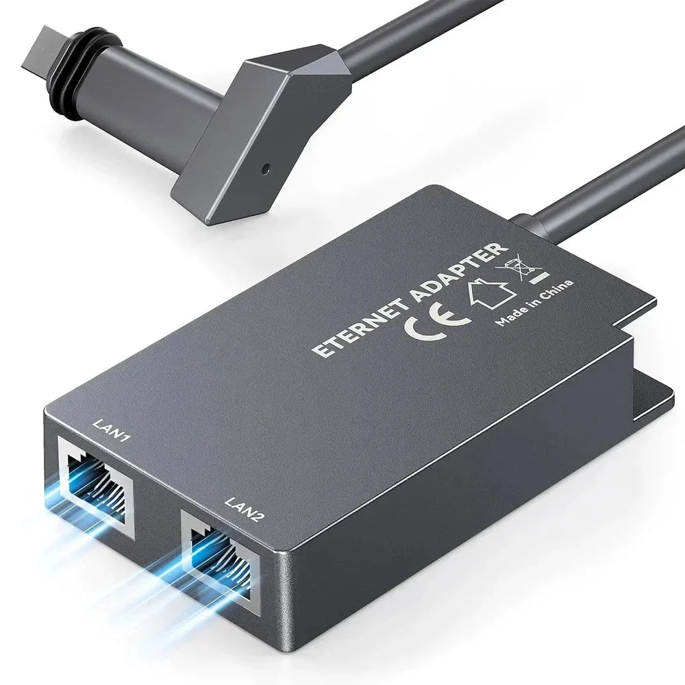 FACIA Starlink Gen 2 Dual-Port Ethernet Adapter 2-in-1 RJ45 Splitter