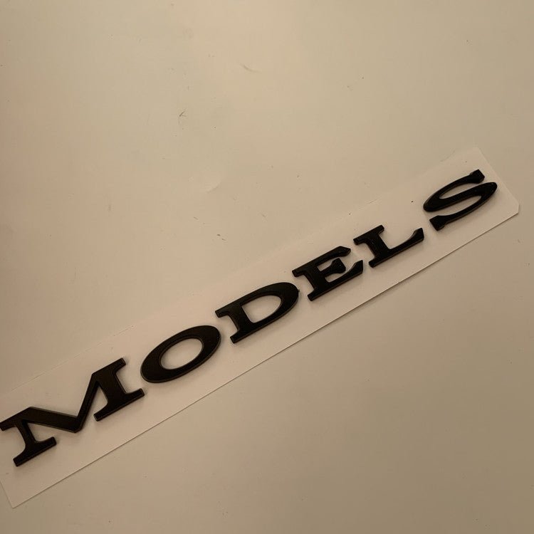 FACIA Letter Emblems for TESLA Tailgate Multiple Colors 3D ABS