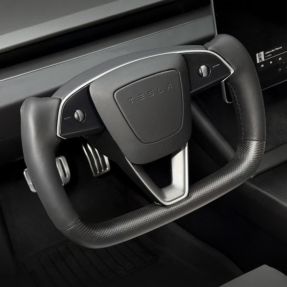 FACIA Carbon Fiber Heated Yoke Steering Wheel for Model 3 Highland / Model Y Juniper
