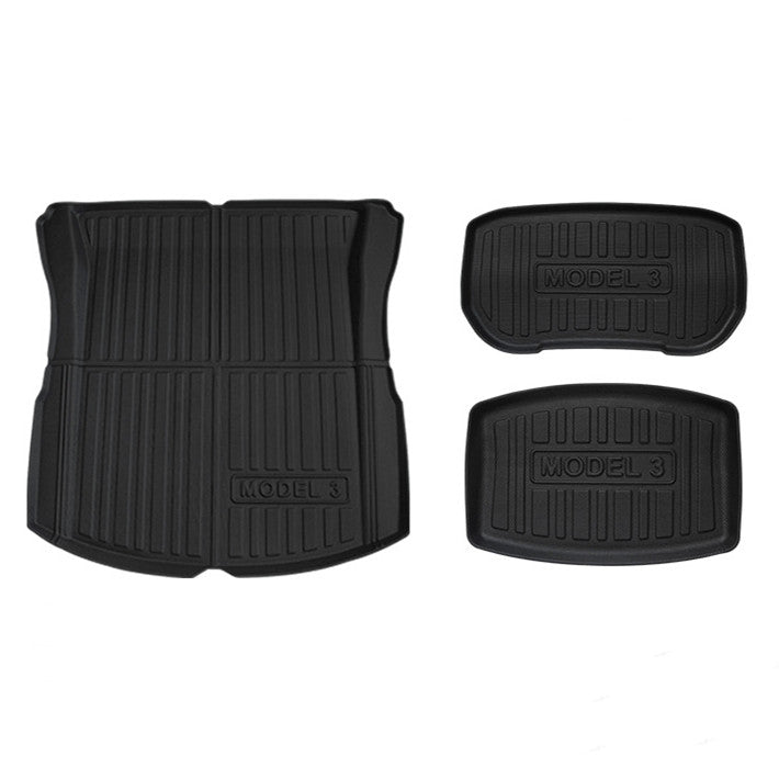 FACIA Tesla Model 3 Highland All Weather TPE Front/Rear Trunk Mat