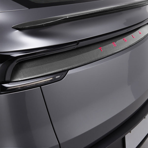 FACIA Trunk Tailgate Applique for Tesla Model Y Juniper Real Dry Molded Carbon Fiber