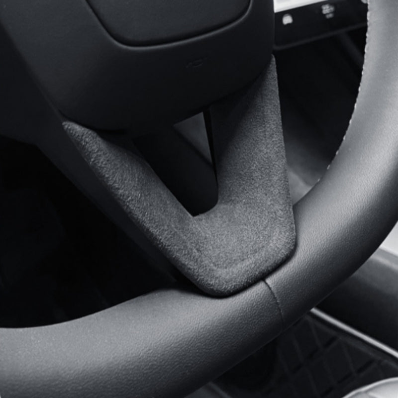 FACIA Alcantara Steering Wheel Panel Kit for Model 3 Highland / Y Juniper 2 Options