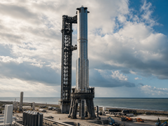Starship Orbital Launch Reported Slipping as Booster Rolls Out