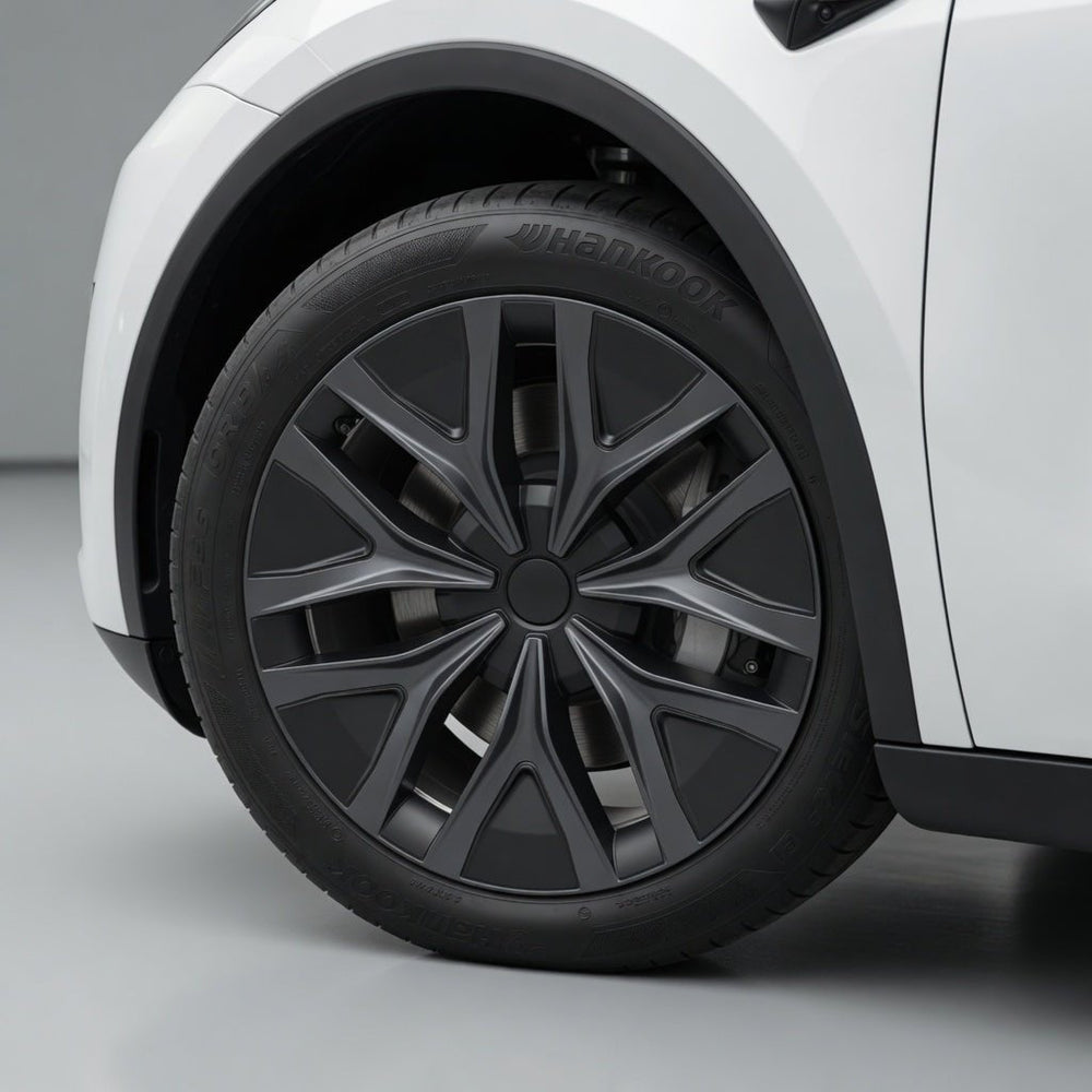 FACIA 19 inches Gemini Wheels Covers for Model Y Seven-Spoke Style