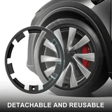 FACIA 19 inches Nova Wheels Rim Protectors for Model 3 Highland 360¡ã ABS Wheel Edge Protection