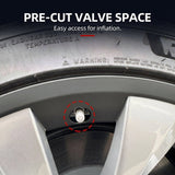 FACIA 19 inches Nova Wheels Rim Protectors for Model 3 Highland 360¡ã ABS Wheel Edge Protection