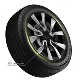 FACIA 19 inches Nova Wheels Rim Protectors for Model 3 Highland 360¡ã ABS Wheel Edge Protection