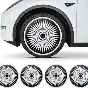 FACIA TESERY 19?? Wheel Cover Unlimited Style For Model Y (4PCS)