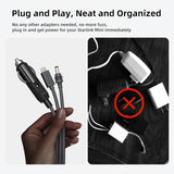 FACIA 3-in-1 Power Cable for Starlink Mini Car + USB-C + DC Input 2M-5M