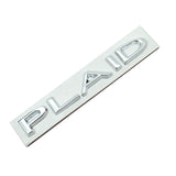 FACIA 3D Metal Letter Emblem Badge Multiple Styles 3M Adhesive Custom Lettering