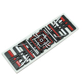 FACIA 3D Metal Letter Emblem Badge Multiple Styles 3M Adhesive Custom Lettering