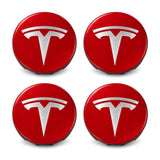 FACIA 4 Pcs Hub Caps Covers Car for Tesla Model 3/Y/S/X (Diameter 56MM)