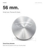 FACIA 4 Pcs Hub Caps Covers Car for Tesla Model 3/Y/S/X (Diameter 56MM)