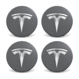 FACIA 4 Pcs Hub Caps Covers Car for Tesla Model 3/Y/S/X (Diameter 56MM)