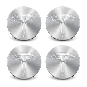 FACIA 4 Pcs Hub Caps Covers Car for Tesla Model 3/Y/S/X (Diameter 56MM)