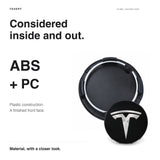 FACIA 4 Pcs Hub Caps Covers Car for Tesla Model 3/Y/S/X (Diameter 56MM)