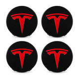 FACIA 4 Pcs Hub Caps Covers Car for Tesla Model 3/Y/S/X (Diameter 56MM)