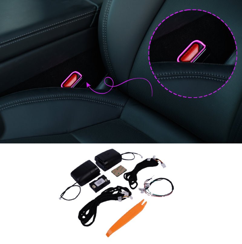 FACIA 64-Color RGB Seat Belt Buckle Ambient Light Kit for Tesla Model 3 Highland and Model Y Juniper