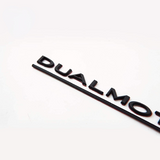 FACIA Performance Tail Dual Motor Badge for Tesla ABS 2 Colors 3M Adhesive