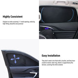 FACIA 7Pcs Set Side Window Shade for Tesla Model 3