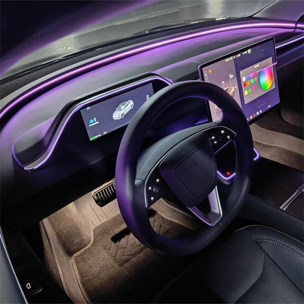 FACIA TESERY 8.9'' Dashboard Display with Ambient Lighting for Model 3 Highland / Model Y Juniper
