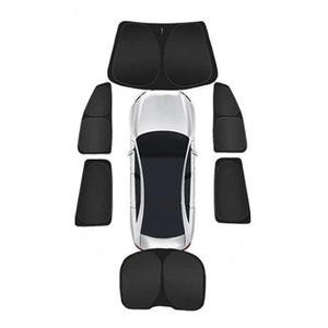 FACIA 6pcs Set Window Sunshade Covers for Tesla Model S