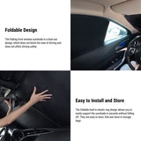 FACIA 6pcs Set Window Sunshade Covers for Tesla Model S