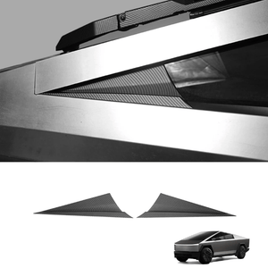 FACIA A-Pillar Triangle Spoiler Covers for Cybertruck ABS Carbon Fiber Pattern TESERY