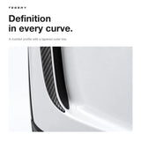 FACIA ABS Split Front Fog Light Bezel Cover for Model Y Juniper and YL 6-Seater