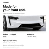 FACIA ABS Split Front Fog Light Bezel Cover for Model Y Juniper and YL 6-Seater