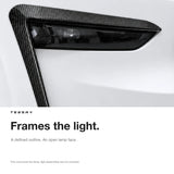 FACIA ABS Split Front Fog Light Bezel Cover for Model Y Juniper and YL 6-Seater