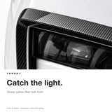 FACIA ABS Split Front Fog Light Bezel Cover for Model Y Juniper and YL 6-Seater