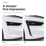 FACIA ABS Split Front Fog Light Bezel Cover for Model Y Juniper and YL 6-Seater