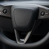 FACIA ABS Steering Wheel Button and V-Shape Trim Cover for Model Y Juniper Tesery