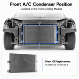 FACIA A/C Condenser for Tesla Model 3 2017¨C2020 (1077083-00-B)