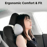 FACIA Adjustable SPA Memory Foam Headrest 10cm Vertical Adjustment for Model 3/Y