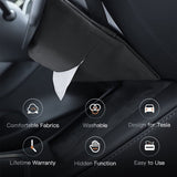 FACIA Alcantara Hidden Tissue Box for Tesla Model 3 and Model Y