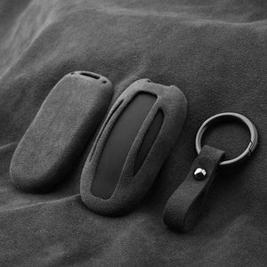 FACIA Alcantara Key Fob Cover for Tesla Model 3/Y/S/X Full Protection