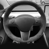 FACIA TESERY Alcantara Steering Wheel Cover for Model 3 / Y